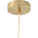 Canada 8 inch Gold Pendant Ceiling Light